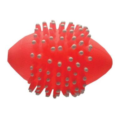 Imagem de Brinquedo LCM Cães Bola Futebol Americano Cravo Rosa e Verde