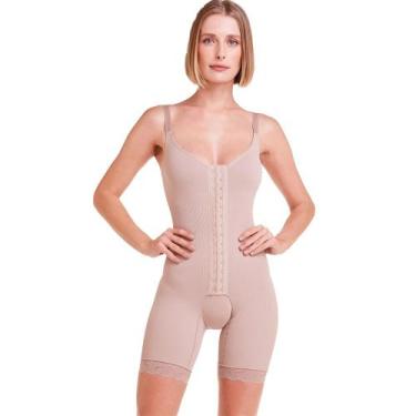 Imagem de Body Macaquinho Com Pernas Emana Plié Estético Em Microfibra, M, Base