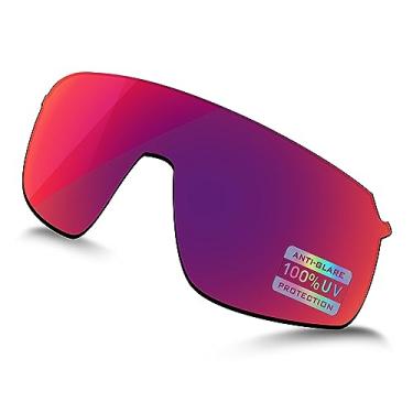 Imagem de Bowyer Lentes de reposição polarizadas para óculos de sol Oakley Sutro Lite OO9463 - Espelho magenta escuro