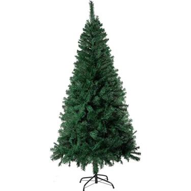 Imagem de Árvore De Natal Verde 1,80m Altura 800 Galhos Com Pé de Ferro
