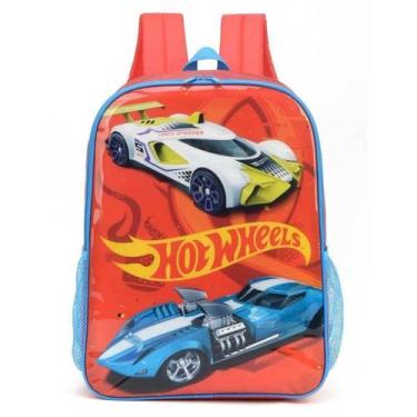Imagem de Mochila de Costas Infantil Hot Wheels Laranja Original, Laranja