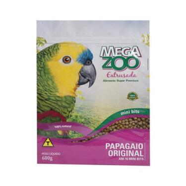 Imagem de Ração Extrusada Megazoo Am16 para Papagaio Mini - 600g