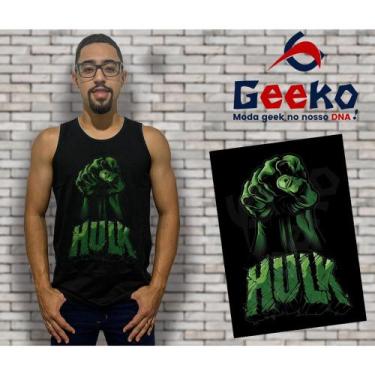 Imagem de Regata Hulk Geeko, Preto, GG