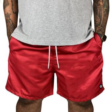 Imagem de Short Praia Masculino Extra Plus Size Elástico Com Cordao - MP Moda Ma