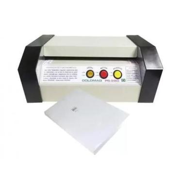 Imagem de Kit Plastificadora PS-280 tamanho A4 profissional + 100 polaseal A4 - 