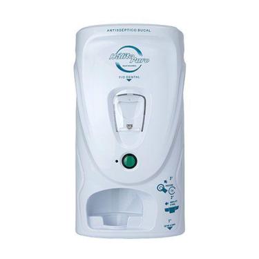 Imagem de Dispenser 3X1 Fio Dental, Enxaguante Bucal e Porta Copos Premium Branc