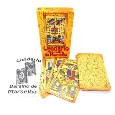 Imagem de Baralho Lendário de Marselha 22 Cartas Coloridas Com Manual - Flash