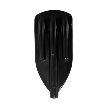 Imagem de Pá Remo Pesca Rio Grande Sem Cabo Polipropileno 40cm Preto + Rebites -
