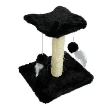 Imagem de Poste Arranhador Brinquedo para Gato com Duas Bolinhas - Miupet