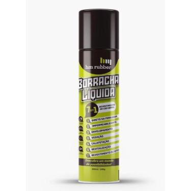 Imagem de Borracha Líquida Impermeabilizante Preto Spray HM Rubber 400ml - MARCA