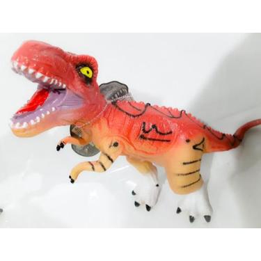 Imagem de Dinossauro de Borracha T-rex Super Grande Com Som. - toys