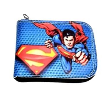 Imagem de Carteira infantil personagens , homem aranha , mikei , superman e soni