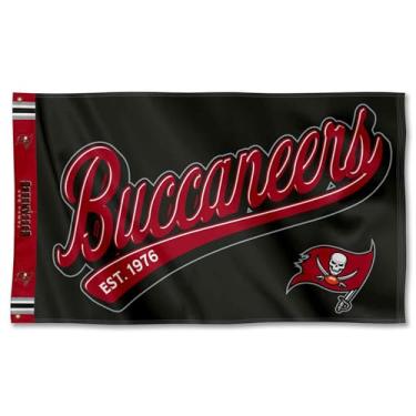 Imagem de WinCraft Tampa Bay Buccaneers Logotipo Script Bandeira Premium