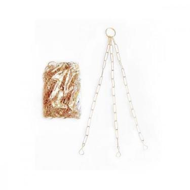 Imagem de Correntao Para Vaso Iguatemi 64 Gancho Bicromatizado 12M Pecas 862