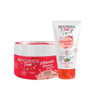 Imagem de Kit 1 MÁSCARA 1 FINALIZADOR FUN HIDRATANTES 250ML - BIOEXTRATUS