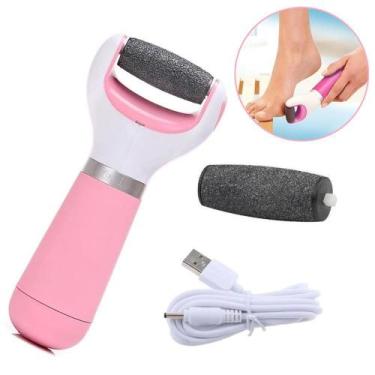Imagem de Lixa De Pé Elétrica Esfoliador Remove Calos Usb E 2 Lixas - BORA COLEG