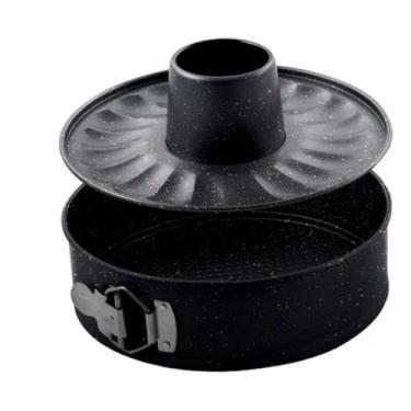 Imagem de Forma Fundo Removível Mimo ASS23373 Redonda Aço Carbono Preto - Mimo S