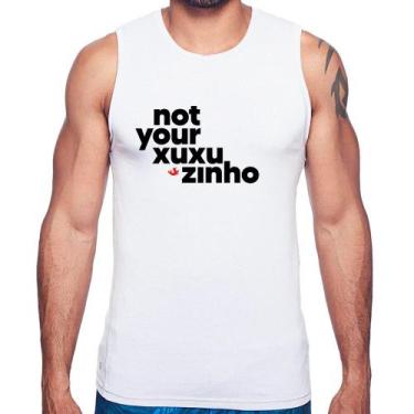 Imagem de Regata not your xuxuzinho - Foca na Moda, Branco, M