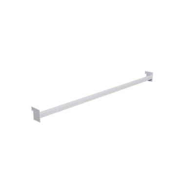 Imagem de Régua de Aço Carbono 73cm Branco Para Ponta de Gôndola New Plus SA Gôn
