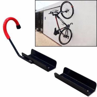 Imagem de Kit 2 Suportes Gancho para Pendurar Bicicleta Bike na Parede - Genus M
