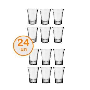 Imagem de 24un Copo Shot Tequila Dose Cachaça licor vidro aperitivo - Clink