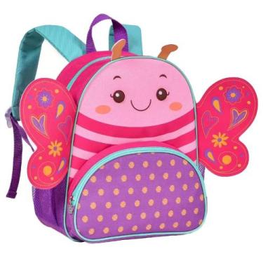 Imagem de Mochila Costas Infantil Escolar Coleção Pets Diversos -Clio, ROXO
