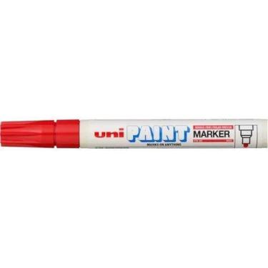 Imagem de Marcador Permanente UniPaint PX-20 VERMELHO Traço 2.2~2.8mm - Uni-Ball