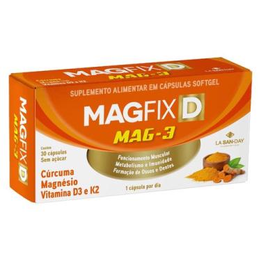Imagem de Magfix D Mag-3 (30 Cápsulas) - La San-Day