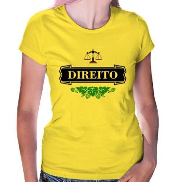 Imagem de Baby Look Direito Beer Logo - Foca na Moda, Amarelo, GGG