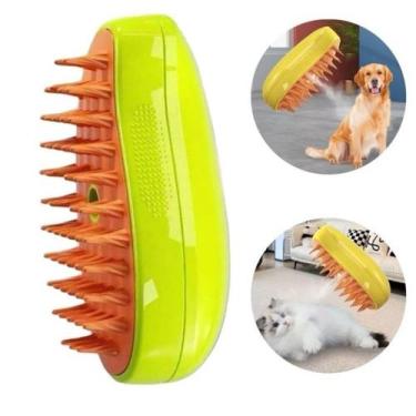Imagem de Escova a Vapor Tira Pelo Pet Recarregável USB Ideal para Limpeza de Cã