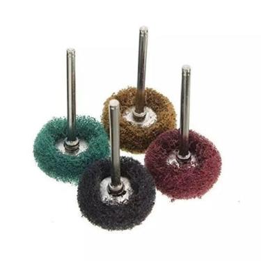 Imagem de Escova Tipo Scotch Brite  P/ Micro Retifica Dremel - 04 Pçs - E-San