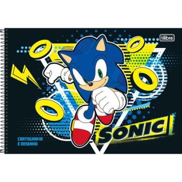 Imagem de Caderno Espiral de Cartografia e Desenho Sonic 80 Folhas Capa Dura Til