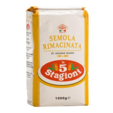 Imagem de Semola Le 5 Stagioni Rimacinata italiana trigo grano durum Kg - Le 5 S