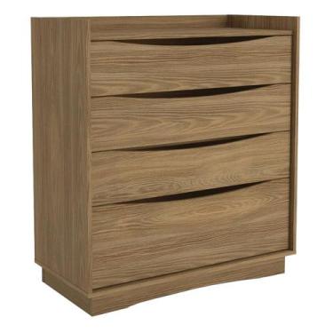 Imagem de Cômoda Kappesberg M260, 3 Gavetas, Nogueira