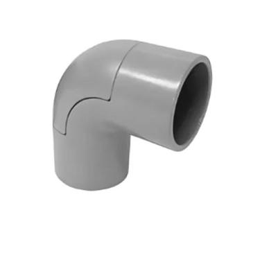 Imagem de Cotovelo Com Inspeção P/ Eletroduto PVC 1" Cinza MASSTER - Masster Pla