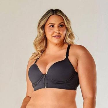 Imagem de Sutiã Plus Size Vi Lingerie 110422 Zíper Frontal, Alvorada, 50