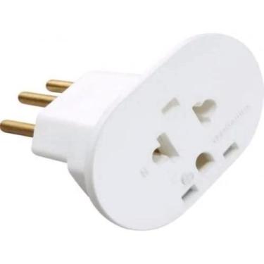 Imagem de Adaptador tomada 2p+t nbr14136 daneva branco md9