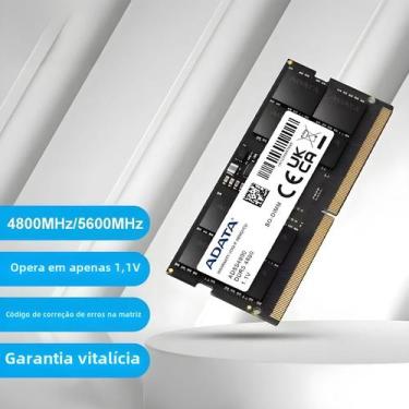 Imagem de Memória RAM DDR5 SODIMM 16GB 4800MHz CL40 e 32GB 5600MHz CL46 - ADATA 