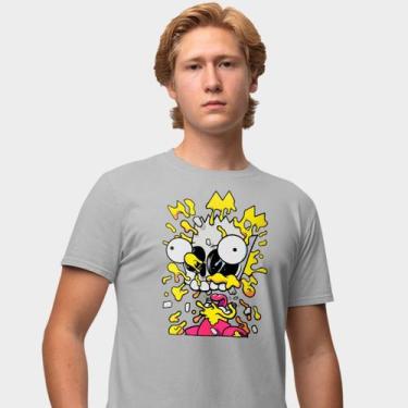 Imagem de Camisa Camiseta Genuine Grit Masculina Estampada Algodão 30.1 Simpsons