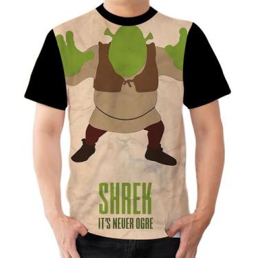 Imagem de Camiseta Camisa Ads Shrek its Never ogre - Fabriqueta, G