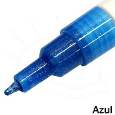Imagem de Caneta Posca Uni-Ball PC-3ML Glitter, AZUL