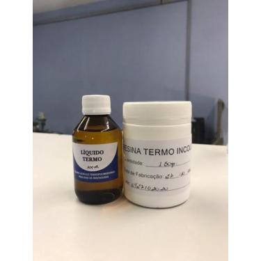 Imagem de Resina Acrílica Termopolimerizavel  Incolor 150 Gr + 100 Ml - UDB ODON