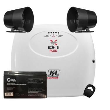 Imagem de Central De Choque E Alarme Ecr 18i Jfl 4 Joules Com Bateria