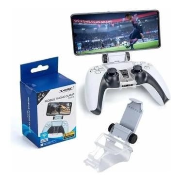 Imagem de Suporte Celular Para Controle Ps5 Jogar Dobe Ps5 Gamer