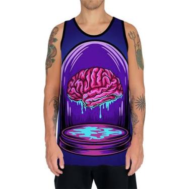 Imagem de Camiseta Regata Cérebro Inteligência Mental Psicologia HD 2 - Enjoy Sh