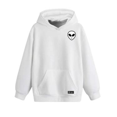 Imagem de Blusão Moletom Canguru Et Infantil Personalizado com Capuz e Bolso - C