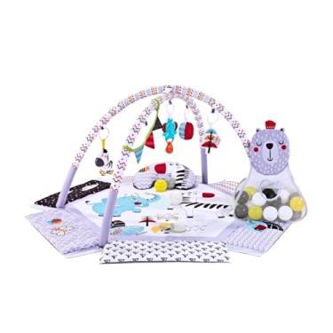 Imagem de Maxi Baby Tapete Ginásio Com Bolinhas Para Bebê Movie Cinza