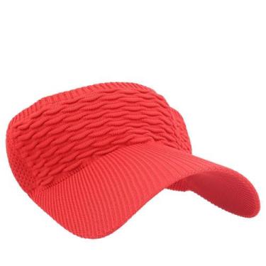 Imagem de Viseira de Tecido Fabiana Bauarte, Vermelho