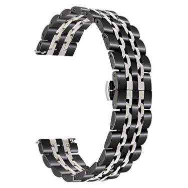 Imagem de SPINYE Pulseira compatível com Galaxy Watch de 46 mm/Galaxy 3 de 45 mm, pulseira de substituição de aço inoxidável sólido de 22 mm para Samsung Gear S3 Frontier/Classic/Moto 360 2ª geração de 46 mm