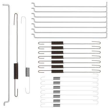 Imagem de Windspeed Conjunto de 24 peças de haste de regulador de mola de retorno do acelerador de mola do regulador do carburador, kit de mola de retorno do acelerador compatível com 168F/ GX160/GX200/ 170F/